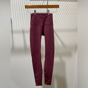 Lululemon Wunder Train High Rise 25” Leggings in Cassis